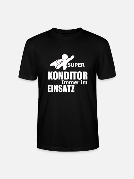 Konditor Beruf Geschenk - Stanley/Stella Unisex Bio-T-Shirt CRAFTER - Schwarz