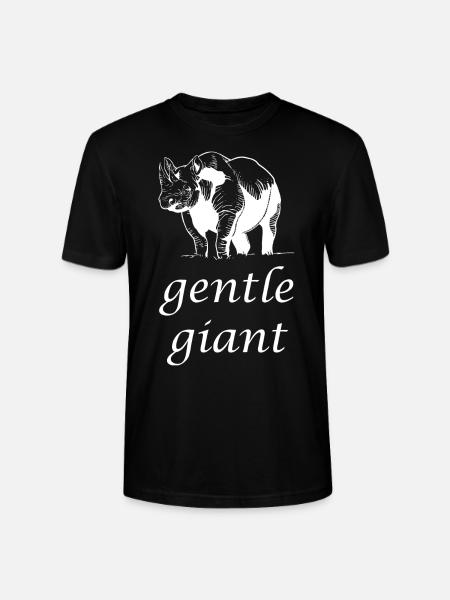 Rhinocéros géant doux - T-shirt bio CRAFTER Stanley Stella Unisexe - noir