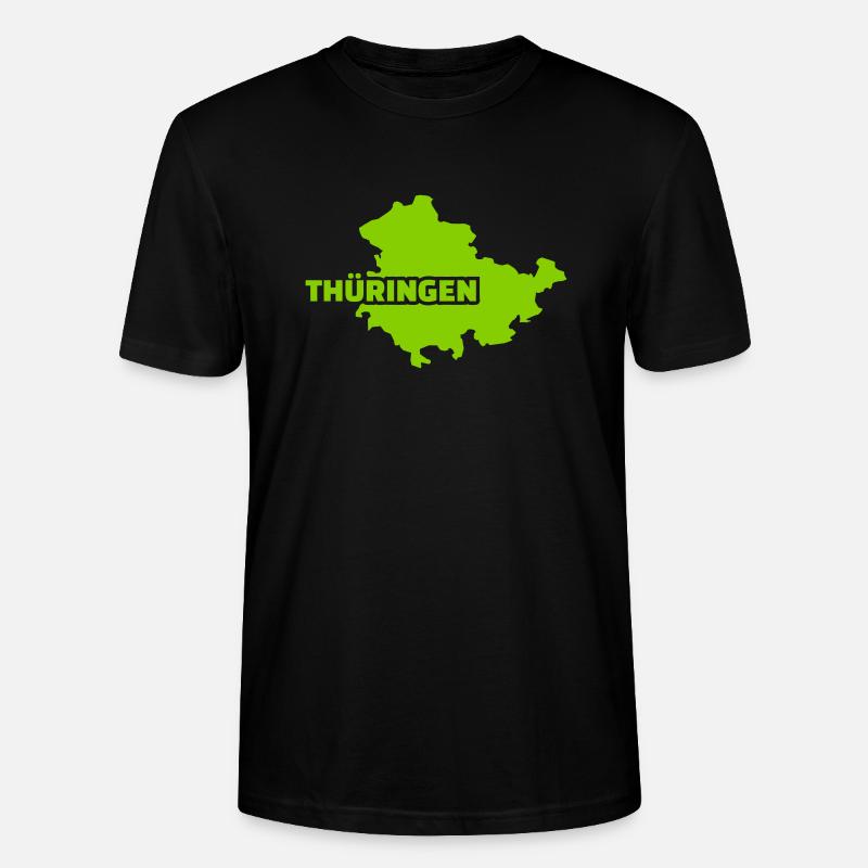 Thüringen - Stanley/Stella Unisex Bio-T-Shirt CRAFTER - Schwarz