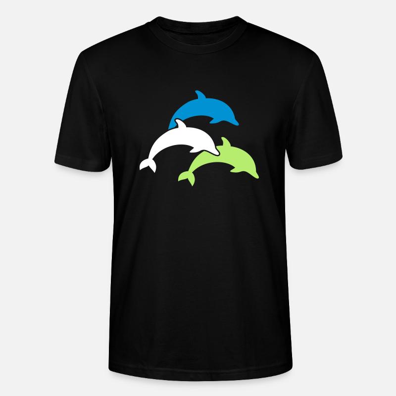 Dauphin - T-shirt bio CRAFTER Stanley Stella Unisexe - noir