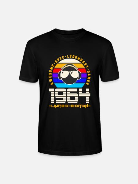 1964 - Stanley/Stella Unisex Bio-T-Shirt CRAFTER - Schwarz