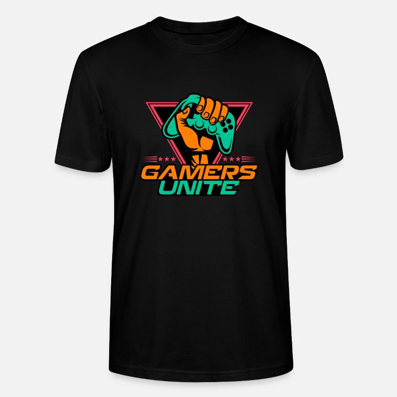 Gamer, rassemblez-vous ! - T-shirt bio CRAFTER Stanley Stella Unisexe - noir