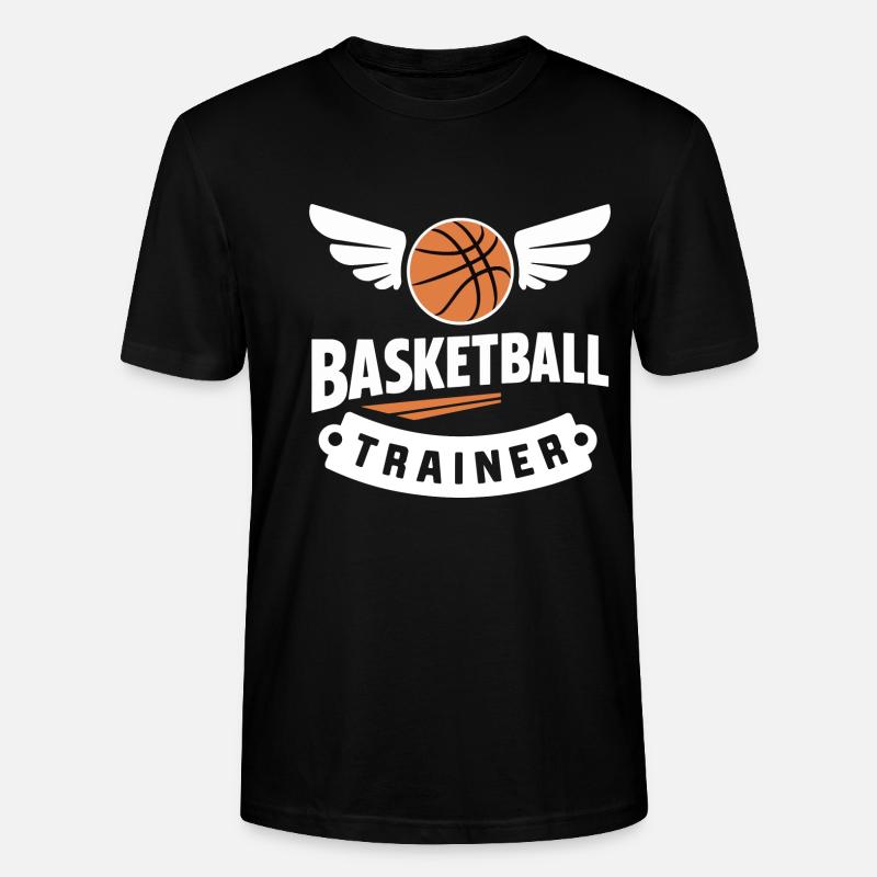 Basketballtrainer - Stanley/Stella Unisex Bio-T-Shirt CRAFTER - Schwarz