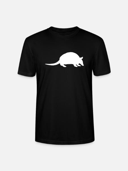 Armadillo armadillo white - Stanley/Stella CRAFTER Unisex Organic T-Shirt - black
