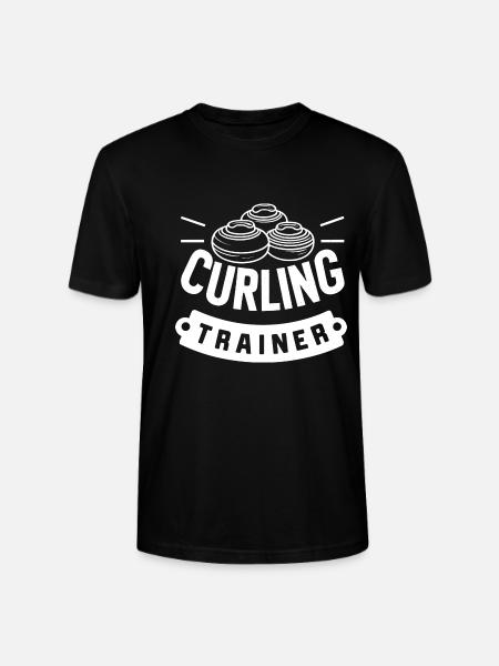 Curling-Trainer - Stanley/Stella Unisex Bio-T-Shirt CRAFTER - Schwarz