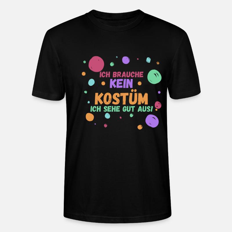 Costume de carnaval Carnaval - T-shirt bio CRAFTER Stanley Stella Unisexe - noir