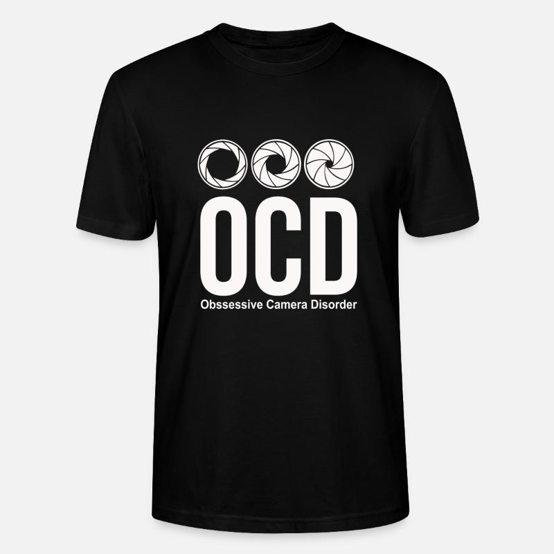 ocd photographer funny - Stanley/Stella Unisex Bio-T-Shirt CRAFTER - Schwarz
