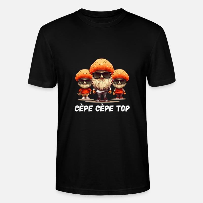 Cèpe Cèpe TOP - T-shirt bio CRAFTER Stanley Stella Unisexe - noir