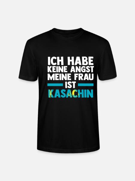 Kazakhstan Kazakhstan - Stanley/Stella CRAFTER Unisex Organic T-Shirt - black