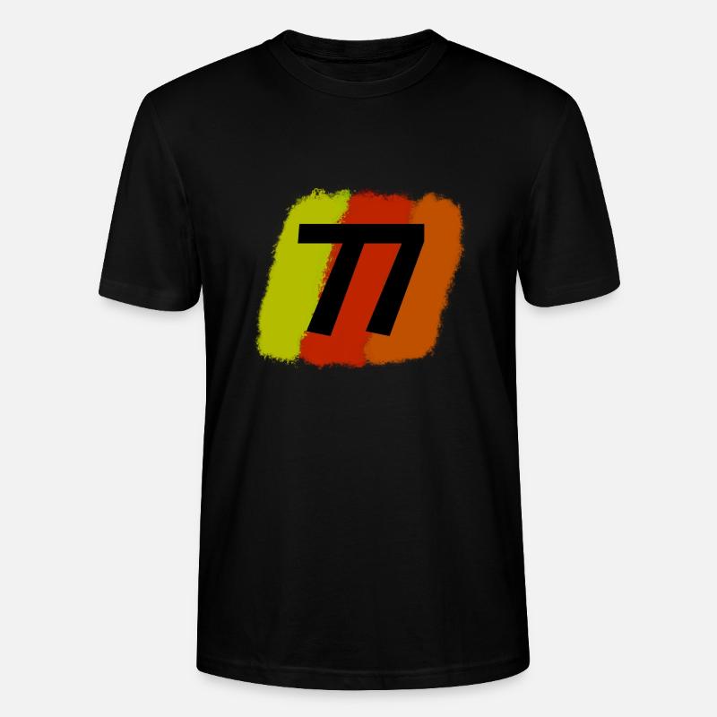 77 - Stanley/Stella Unisex Bio-T-Shirt CRAFTER - Schwarz