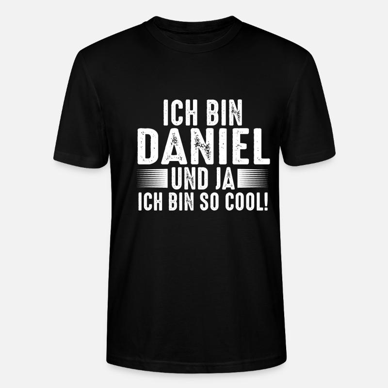 Vorname Daniel - Stanley/Stella Unisex Bio-T-Shirt CRAFTER - Schwarz