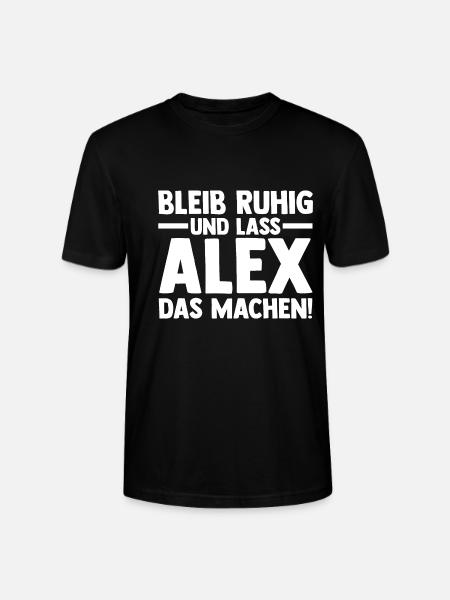 Alexander Alexandra Alexa Alex - Stanley/Stella Unisex Bio-T-Shirt CRAFTER - Schwarz
