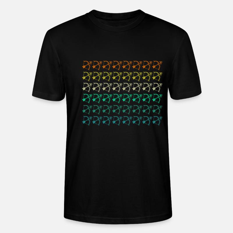 Archer Tir à l’arc - T-shirt bio CRAFTER Stanley Stella Unisexe - noir
