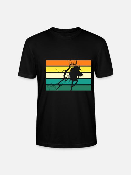 Steckenpferd Hobby Horsing - Stanley/Stella Unisex Bio-T-Shirt CRAFTER - Schwarz