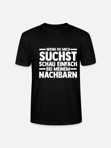 Nachbarschaft Bester Nachbar - Stanley/Stella Unisex Bio-T-Shirt CRAFTER - Schwarz