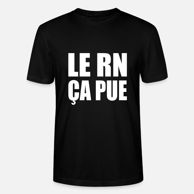 le rn ça pue - T-shirt bio CRAFTER Stanley Stella Unisexe - noir