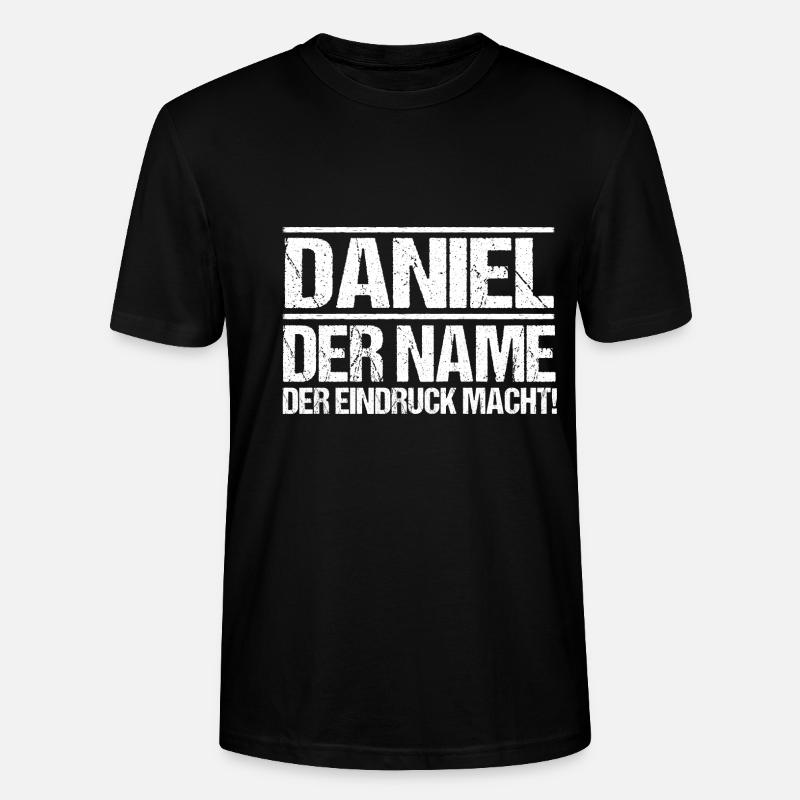 Vorname Daniel - Stanley/Stella Unisex Bio-T-Shirt CRAFTER - Schwarz