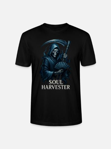 Faucheuse Moissonneur d’âmes - T-shirt bio CRAFTER Stanley Stella Unisexe - noir