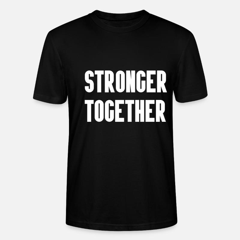 Plus forts ensemble - T-shirt bio CRAFTER Stanley Stella Unisexe - noir