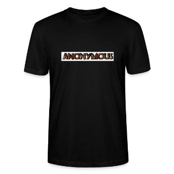 Anonymous - Stanley/Stella Unisex Bio-T-Shirt CRAFTER - Schwarz - Vorne - Alina (178cm) & Michal (187cm)