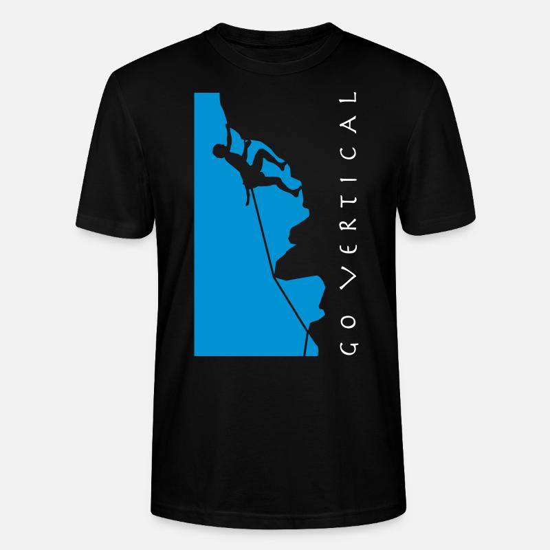 freeclimber_012015_a_2c - Stanley/Stella Unisex Bio-T-Shirt CRAFTER - Schwarz