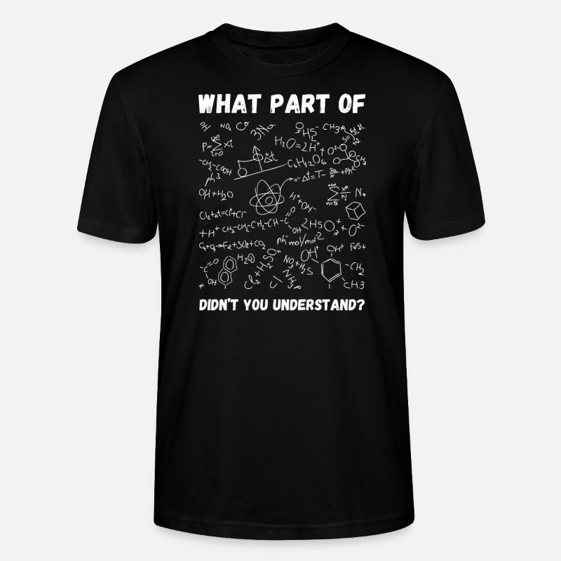 Physic is easy | Science - Stanley/Stella CRAFTER Unisex Organic T-Shirt - black