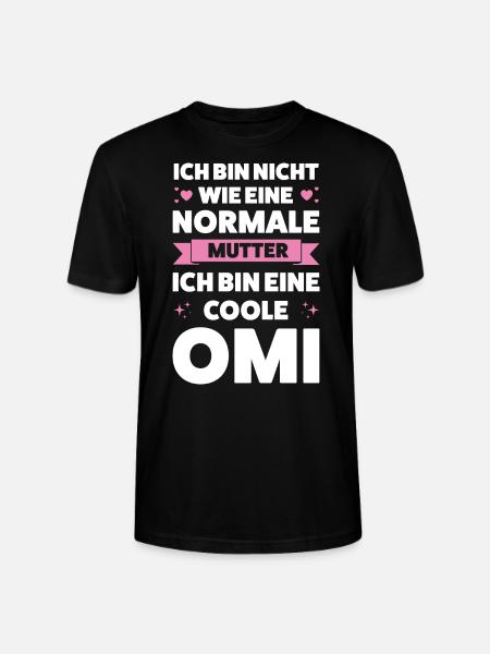 Oma Großmutter Großmütter Geschenk - Stanley/Stella Unisex Bio-T-Shirt CRAFTER - Schwarz