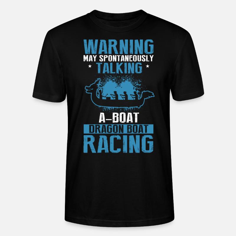 Drachenboot Trainer und Drachenboot - Stanley/Stella Unisex Bio-T-Shirt CRAFTER - Schwarz