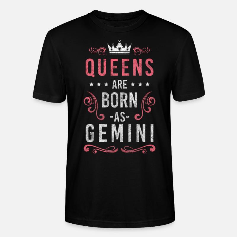 Zwillinge Astrologie Konstellation - Stanley/Stella Unisex Bio-T-Shirt CRAFTER - Schwarz