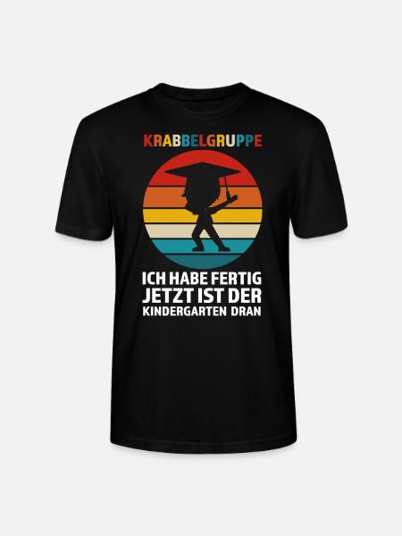 Kindergarten Anfang Kindergartenkind Geschenk - Stanley/Stella Unisex Bio-T-Shirt CRAFTER - Schwarz
