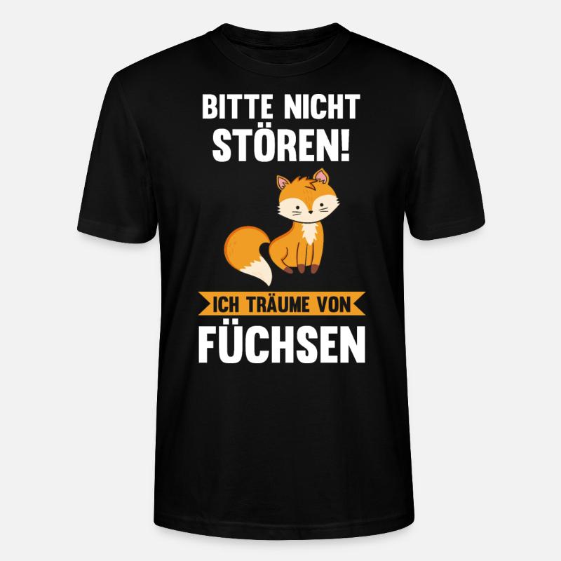 Fuchs - Stanley/Stella Unisex Bio-T-Shirt CRAFTER - Schwarz