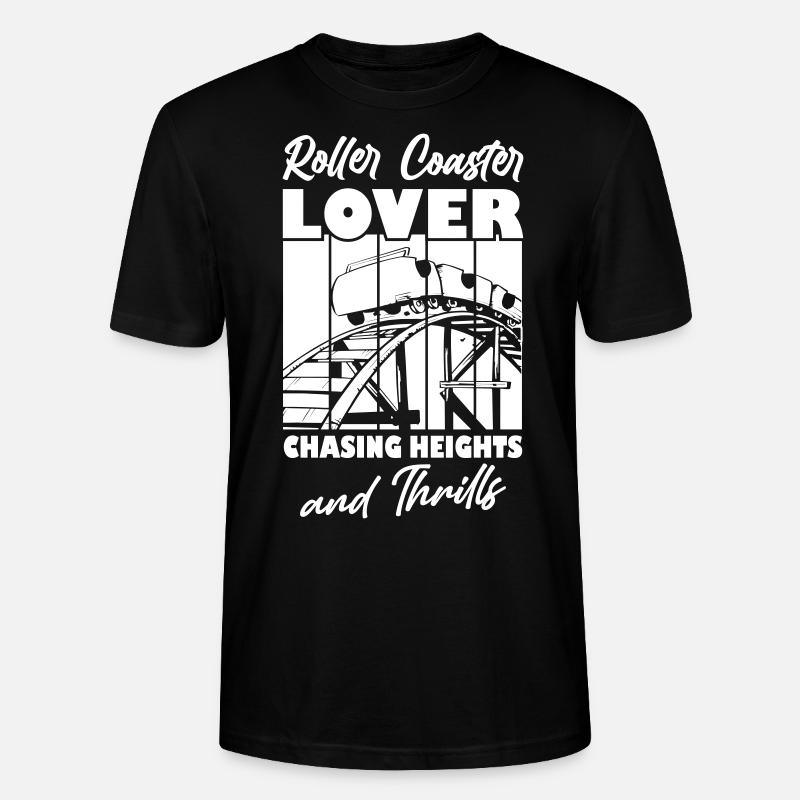 Roller Coaster Lovers - Stanley/Stella Unisex Bio-T-Shirt CRAFTER - Schwarz