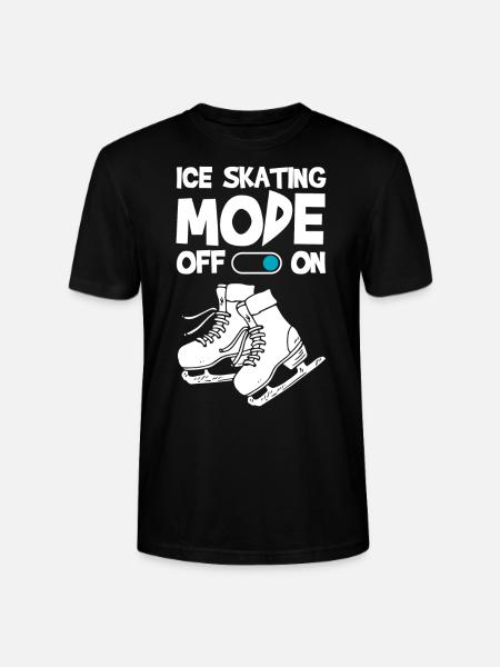 Eislaufen Kunst Hobby Eisbahn - Stanley/Stella Unisex Bio-T-Shirt CRAFTER - Schwarz