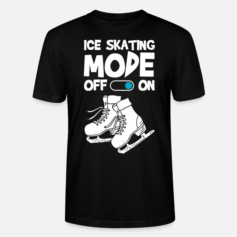 Eislaufen Kunst Hobby Eisbahn - Stanley/Stella Unisex Bio-T-Shirt CRAFTER - Schwarz