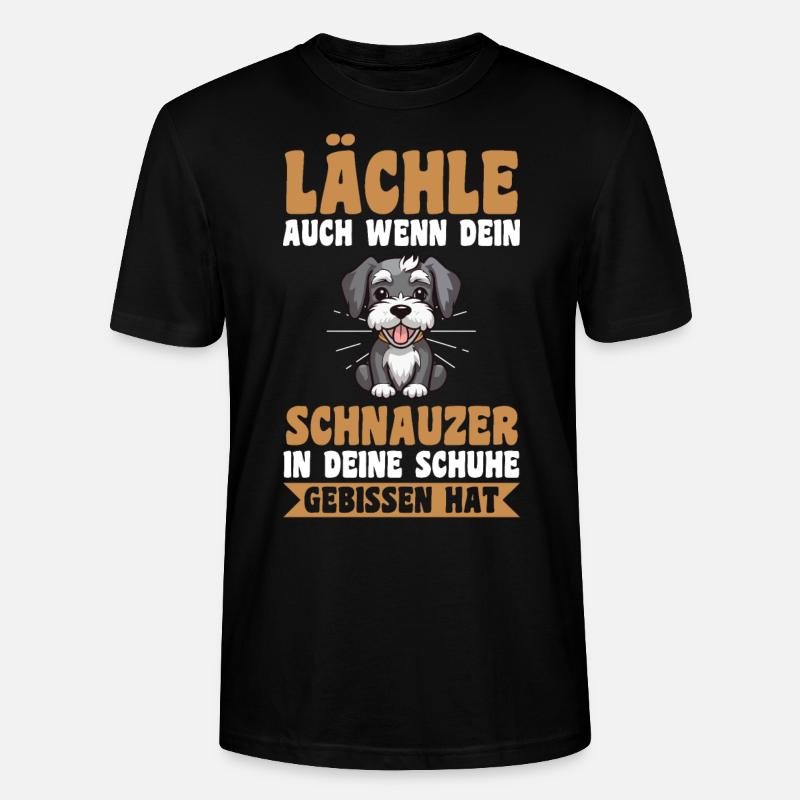 Schnauzer géant Schnauzer chien - T-shirt bio CRAFTER Stanley Stella Unisexe - noir