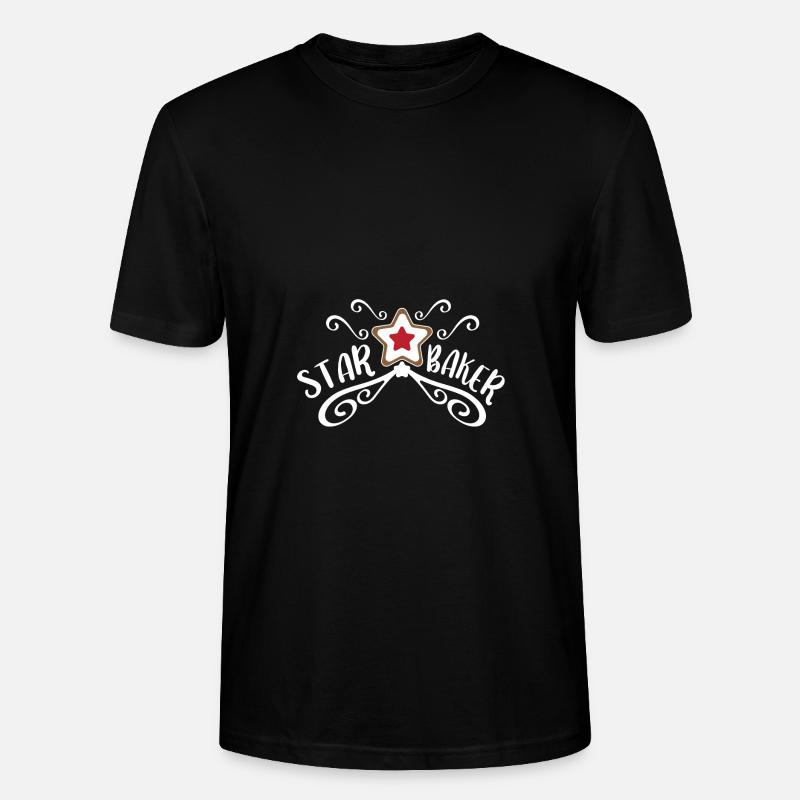 Backen - Star Baker - Stanley/Stella Unisex Bio-T-Shirt CRAFTER - Schwarz