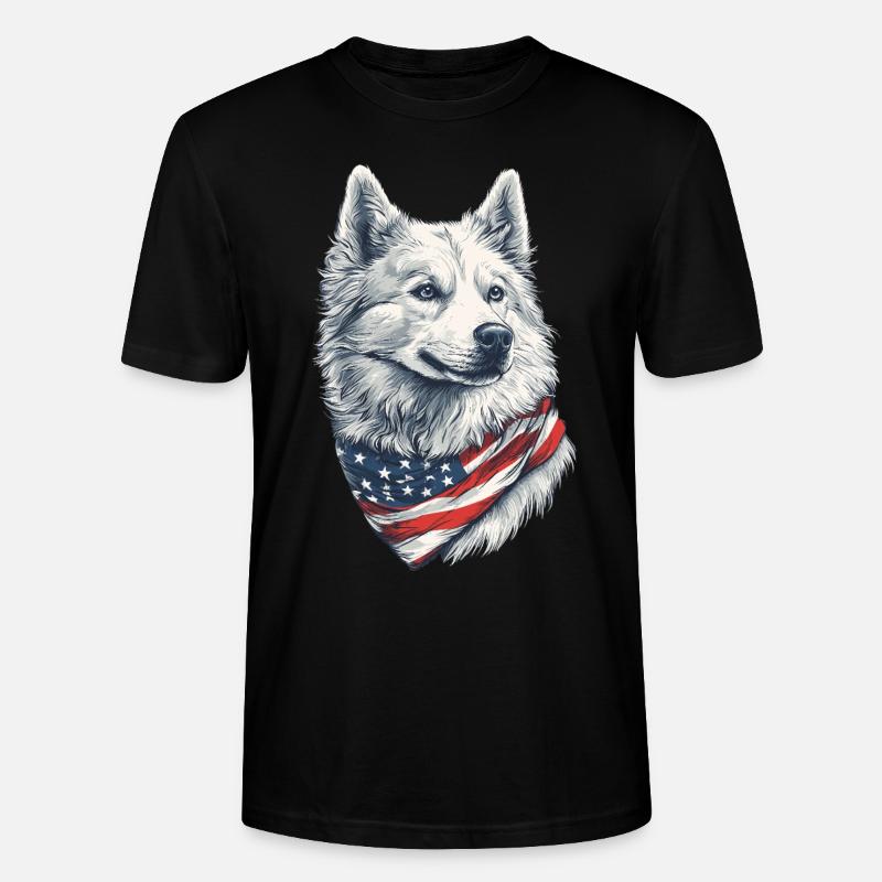 Samojede - Stanley/Stella Unisex Bio-T-Shirt CRAFTER - Schwarz
