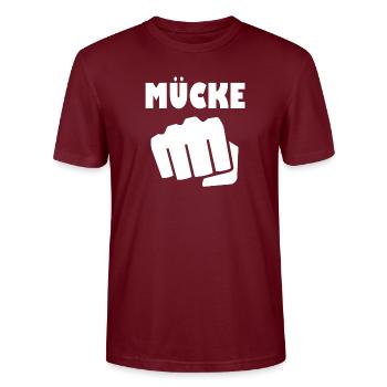 moustique - T-shirt bio CRAFTER Stanley Stella Unisexe - bordeaux - Devant - Alina (178cm) & Michal (187cm)