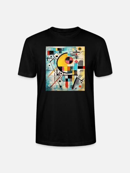 STREET ART ABSTRACTION - Stanley/Stella CRAFTER Unisex Organic T-Shirt - black