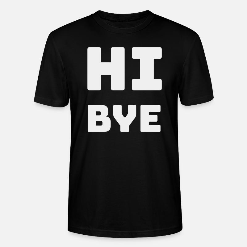 HALLO TSCHÜSS - Stanley/Stella Unisex Bio-T-Shirt CRAFTER - Schwarz