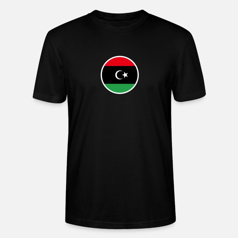 Libye Drapeau libyen Libyen - T-shirt bio CRAFTER Stanley Stella Unisexe - noir