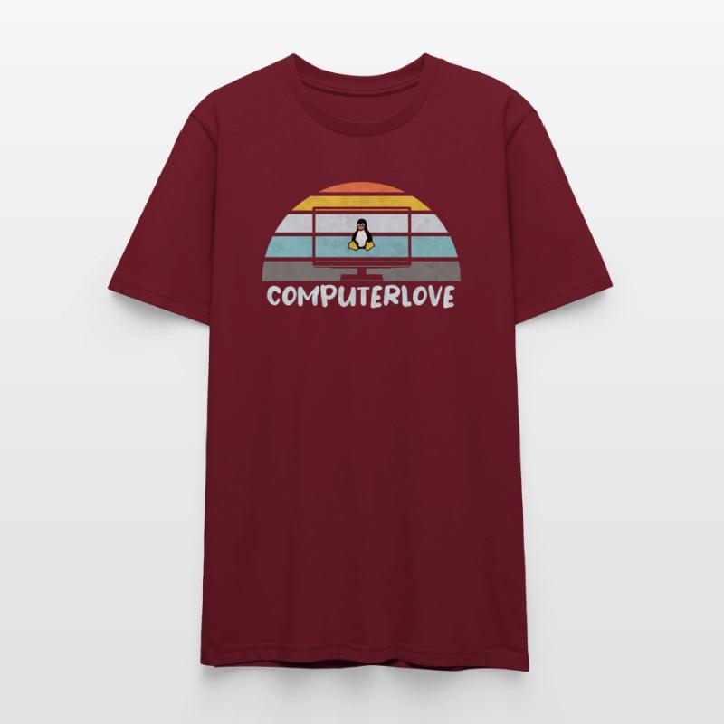LINUX PINGUIN PROGRAMMIERER TUX PC COMPUTERLOVE Stanley/Stella Unisex Bio-T-Shirt CRAFTER