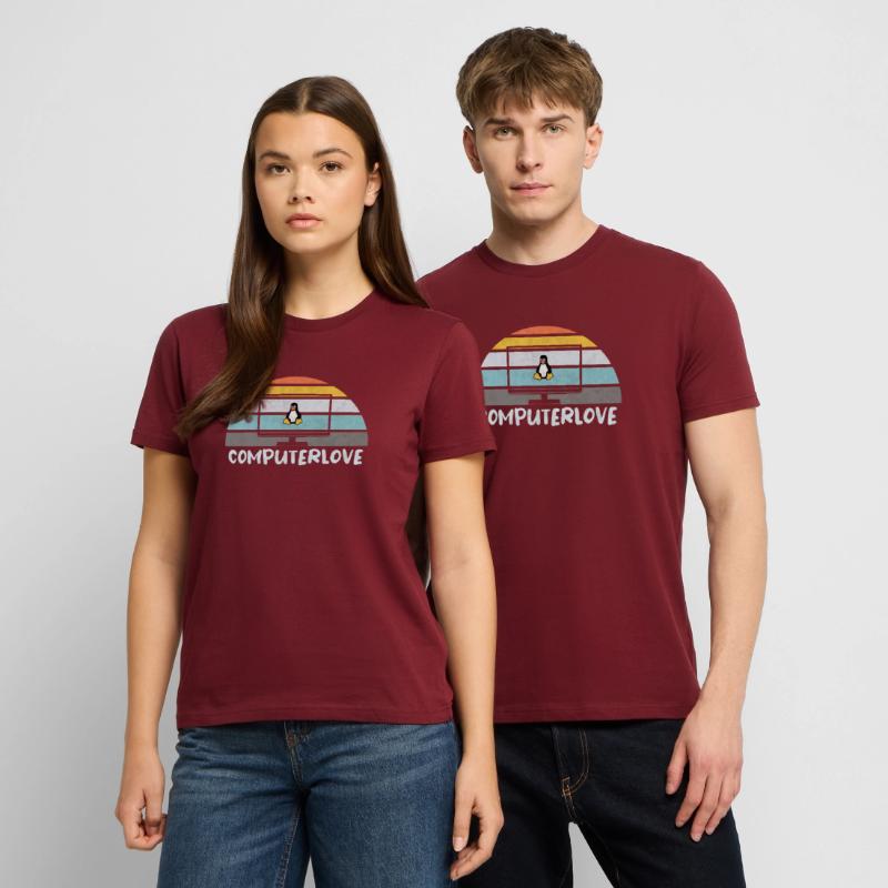 LINUX PINGUIN PROGRAMMIERER TUX PC COMPUTERLOVE Stanley/Stella Unisex Bio-T-Shirt CRAFTER