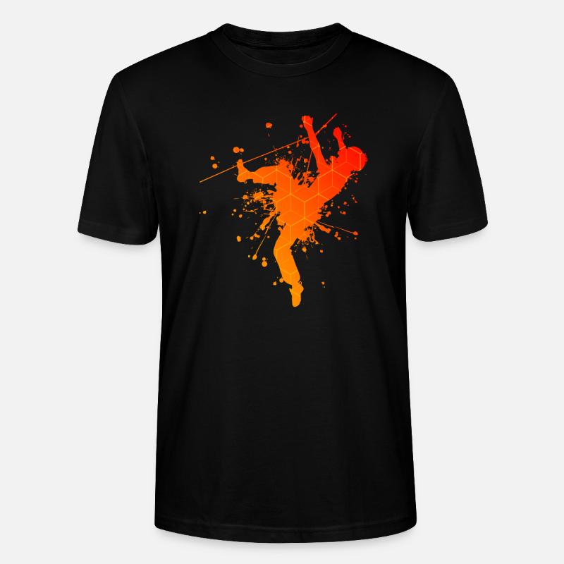 Boulder Herren Klettern Kletterer Bouldern - Stanley/Stella Unisex Bio-T-Shirt CRAFTER - Schwarz