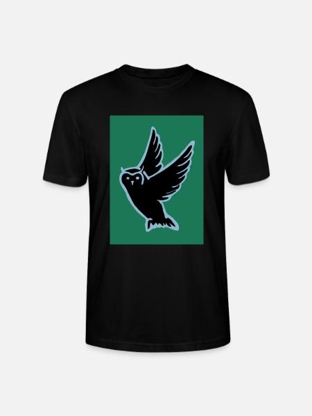 Eule - Stanley/Stella Unisex Bio-T-Shirt CRAFTER - Schwarz