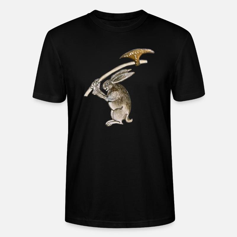 Killer Rabbit - Stanley/Stella Unisex Bio-T-Shirt CRAFTER - Schwarz