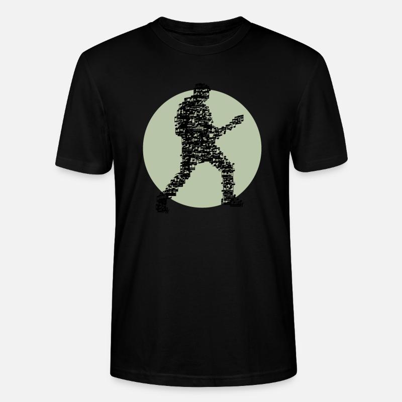 guitar_player_notes_09201602 - Stanley/Stella Unisex Bio-T-Shirt CRAFTER - Schwarz