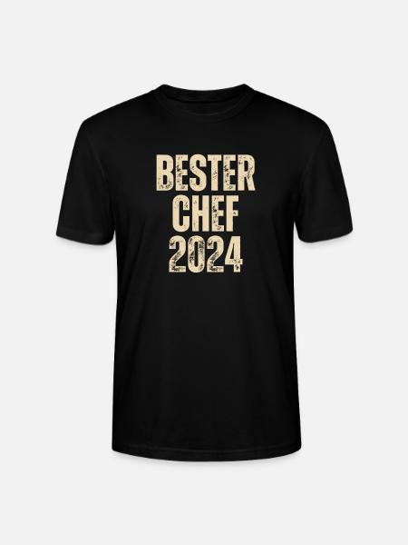 BESTER CHEF 2024 - Stanley/Stella Unisex Bio-T-Shirt CRAFTER - Schwarz