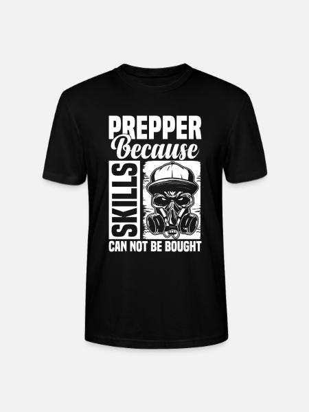 Survivalist Must-Haves Ausrüstungsvorbereitung - Stanley/Stella Unisex Bio-T-Shirt CRAFTER - Schwarz
