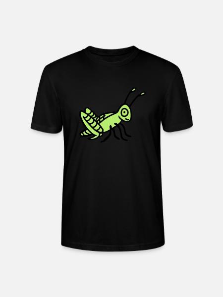 Grasshopper - Stanley/Stella CRAFTER Unisex Organic T-Shirt - black